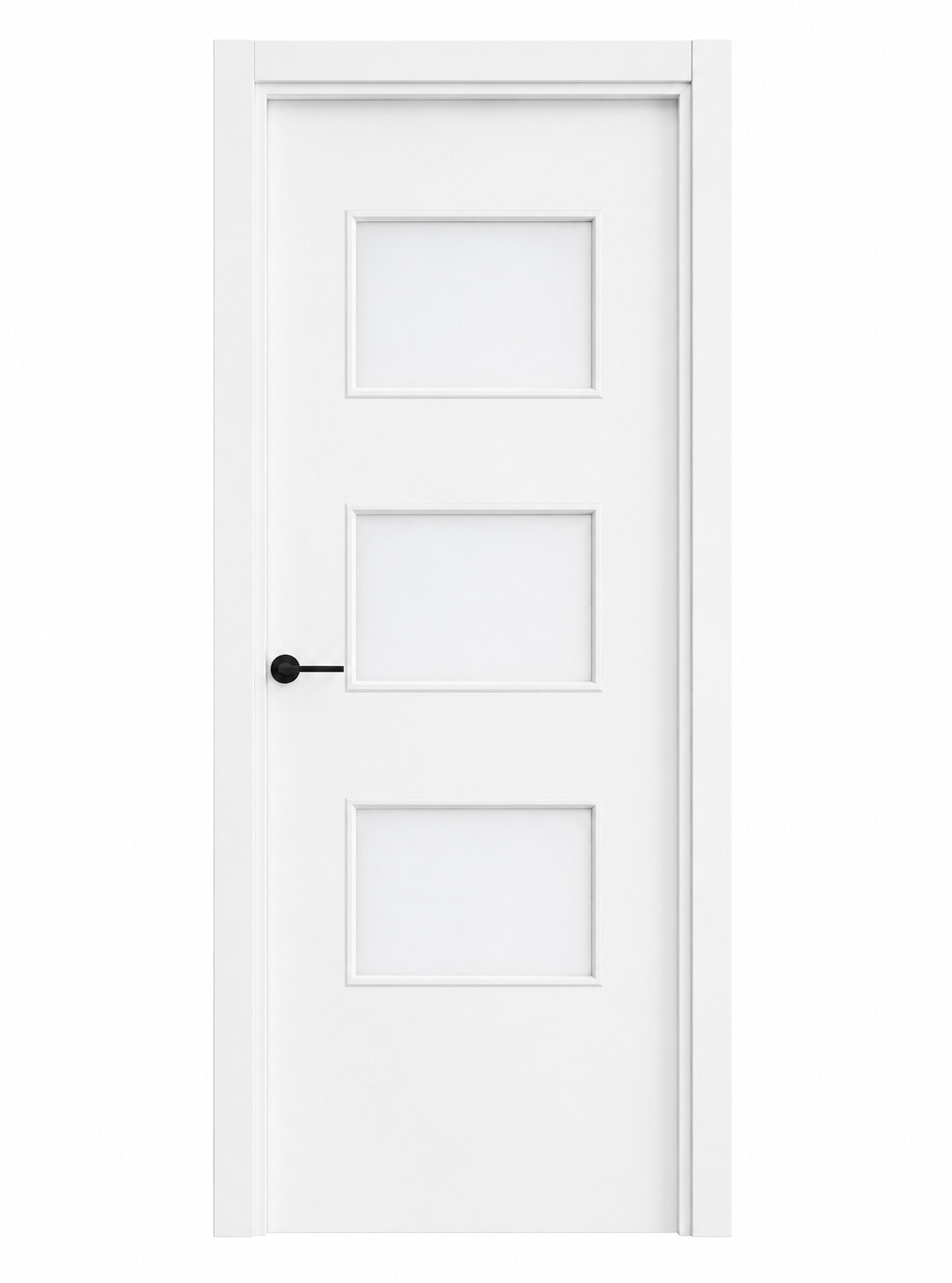 Puerta interior lacada blanca modelo lisa 3V586:2437 587:2440 588:2442 589:2452 590:2454
